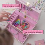 Furry Smile Ballerina Musical Jewelry Box Set