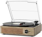 Bluetooth Vinyl Record Player with Stereo Speakers