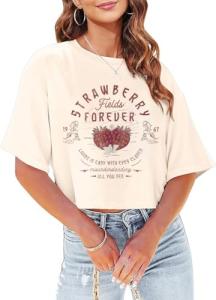 Funny Rock and Roll Country Music Crop Top