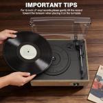Bluetooth Vinyl Record Player with Stereo Speakers