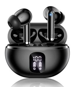 Bluetooth 5.4 Wireless Earbuds with Deep Bass