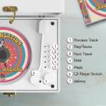 KLIM Retro Bluetooth CD Player and Mini Record Player