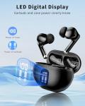 Bluetooth 5.4 Wireless Earbuds with Deep Bass