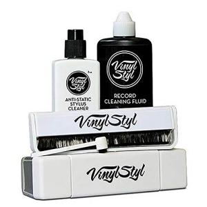 Ultimate Vinyl Record Care Kit with Brushes & Fluid
