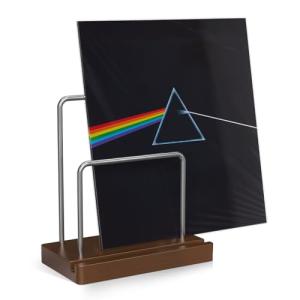 Vinyl Record Holder Solid Wood Display Stand