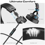 PUPGSIS Studio Monitor Wired Headphones for Professionals