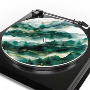 Green Marble Slipmat for 12-Inch Turntables