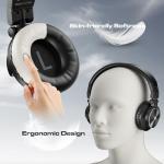 PUPGSIS Studio Monitor Wired Headphones for Professionals