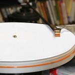 12-Inch White Felt Turntable Slipmat Set