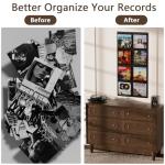 Vinyl Record Wall Holder for 8 Albums