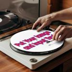 Custom Vinyl Turntable Mat for Your Design