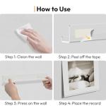 NIUBEE 6-Pack Vinyl Record Wall Holder Shelves