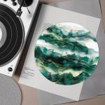 Green Marble Slipmat for 12-Inch Turntables