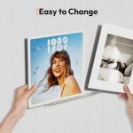 NIUBEE 6-Pack Vinyl Record Wall Holder Shelves