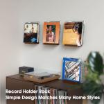 Vinyl Record Holder Solid Wood Display Stand