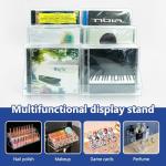 Clear Acrylic CD and Vinyl Record Storage Rack
