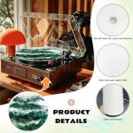 Green Marble Slipmat for 12-Inch Turntables