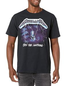 Metallica Ride the Lightning Black T-Shirt, 3X-Large