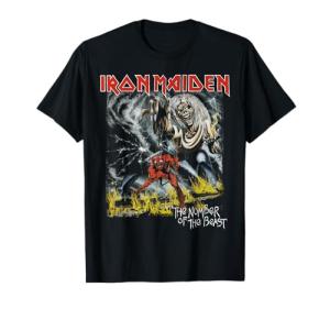 Iron Maiden Eddie Number Of The Beast Tee