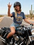 Desert Highway Travel Graphic Tee for Women