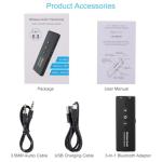 Bluetooth 5.3 Wireless 3-in-1 Transmitter Adapter