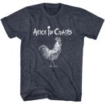 Alice in Chains Rooster Graphic Tee – Navy