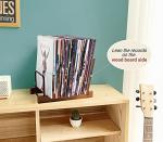 Modern Vinyl Record Storage Stand with Metal Rack