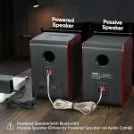 Saiyin Bluetooth Bookshelf Speakers with 3.75" Woofer