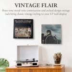 Modern Wall Mount Metal Vinyl Record Storage (Set of 2)