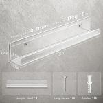 Gotega 8 Pack Acrylic Vinyl Record Wall Shelves