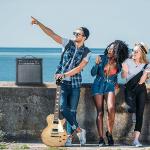 CXLWZ 20W Portable Electric Guitar Amp with Headphone