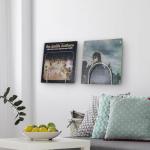 Modern Wall Mount Metal Vinyl Record Storage (Set of 2)