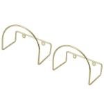 Modern Wall Mount Metal Vinyl Record Storage (Set of 2)