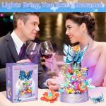 Botanical Music Box Building Block Set with Light