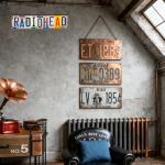 Radiohead Vintage Metal Wall Sign for Music Lovers