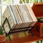 Stylish Vinyl Record Storage Rack for 100 LPs