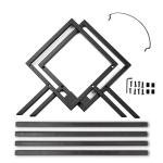 Stylish Vinyl Record Storage Rack for 100 LPs