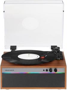 Crosley Bluetooth Vinyl Record Player with LED Lights