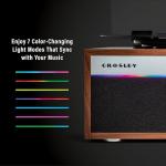 Crosley Bluetooth Vinyl Record Player with LED Lights