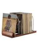Vinyl Record Stand for 50 LPs with Grooves