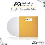 Clear Acrylic Turntable SlipMat for Vinyl Records