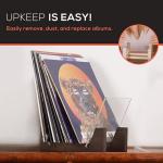 KAIU Vinyl Record Storage Holder for 30 Albums