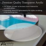 Clear Acrylic Turntable SlipMat for Vinyl Records