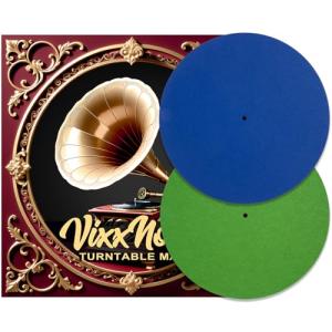 VixxNoxx 12-Inch Felt Turntable Slipmats (2 Pack)