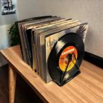 45rpm Vinyl Record Storage Rack - Holds 50 Albums