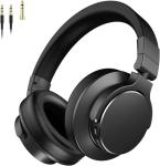 Rumoon Over Ear Bluetooth DJ Headphones, Black