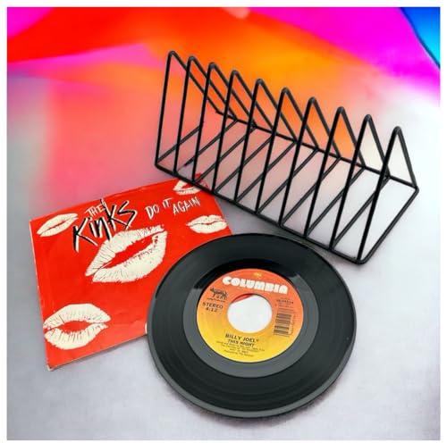 45rpm Vinyl Record Storage Rack - Holds 50 Albums