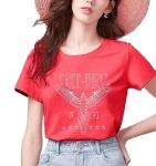 Retro Rock Band Eagle Graphic Tee for Women