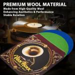 VixxNoxx 12-Inch Felt Turntable Slipmats (2 Pack)