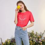 Retro Rock Band Eagle Graphic Tee for Women